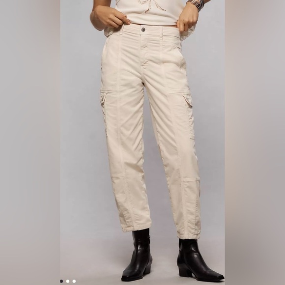 NEW w/Tags (NWT) Anthropologie The Carson Utility Barrel Pants: Corduroy Edition